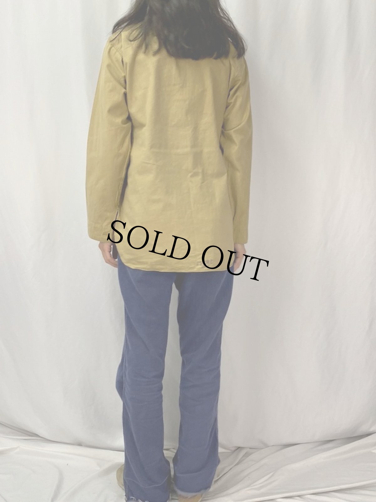 画像4: 40's WWII Canadian Army コットンプルオーバーシャツ (4)