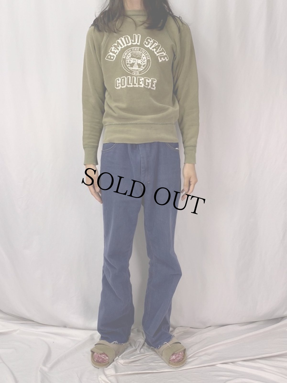 画像2: 60's "DEMIDJI STATE COLLEGE" プリントスウェット (2)