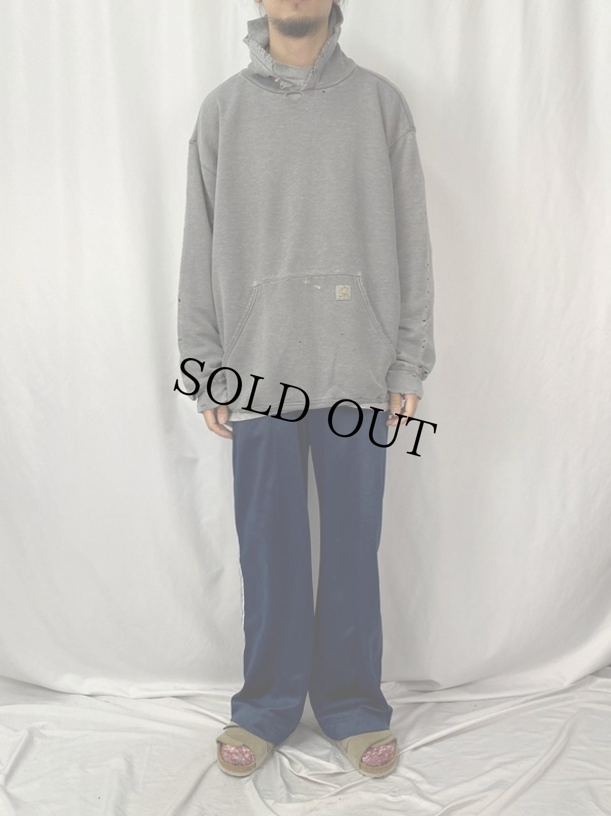 画像2: Carhartt スウェットフーディー XL (2)