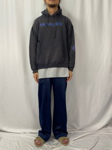 画像2: HURLEY ロゴプリント スウェットフーディー M (2)