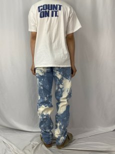 画像4: 90's GAP USA製 ブリーチデニムパンツ W32 (4)