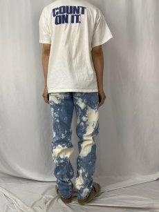 画像4: 90's GAP USA製 ブリーチデニムパンツ W32 (4)