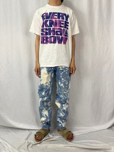 画像2: 90's GAP USA製 ブリーチデニムパンツ W32 (2)