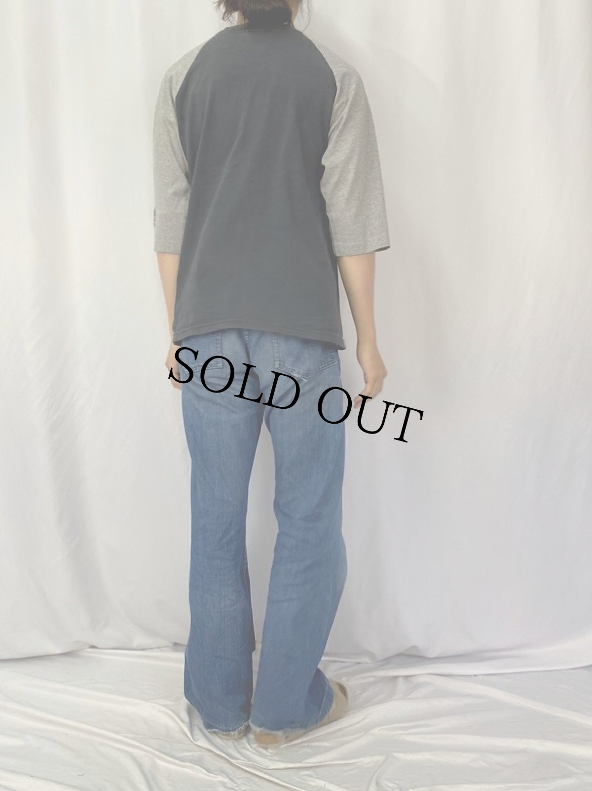 画像4: METALLICA ロックバンド ラグランTシャツ (4)