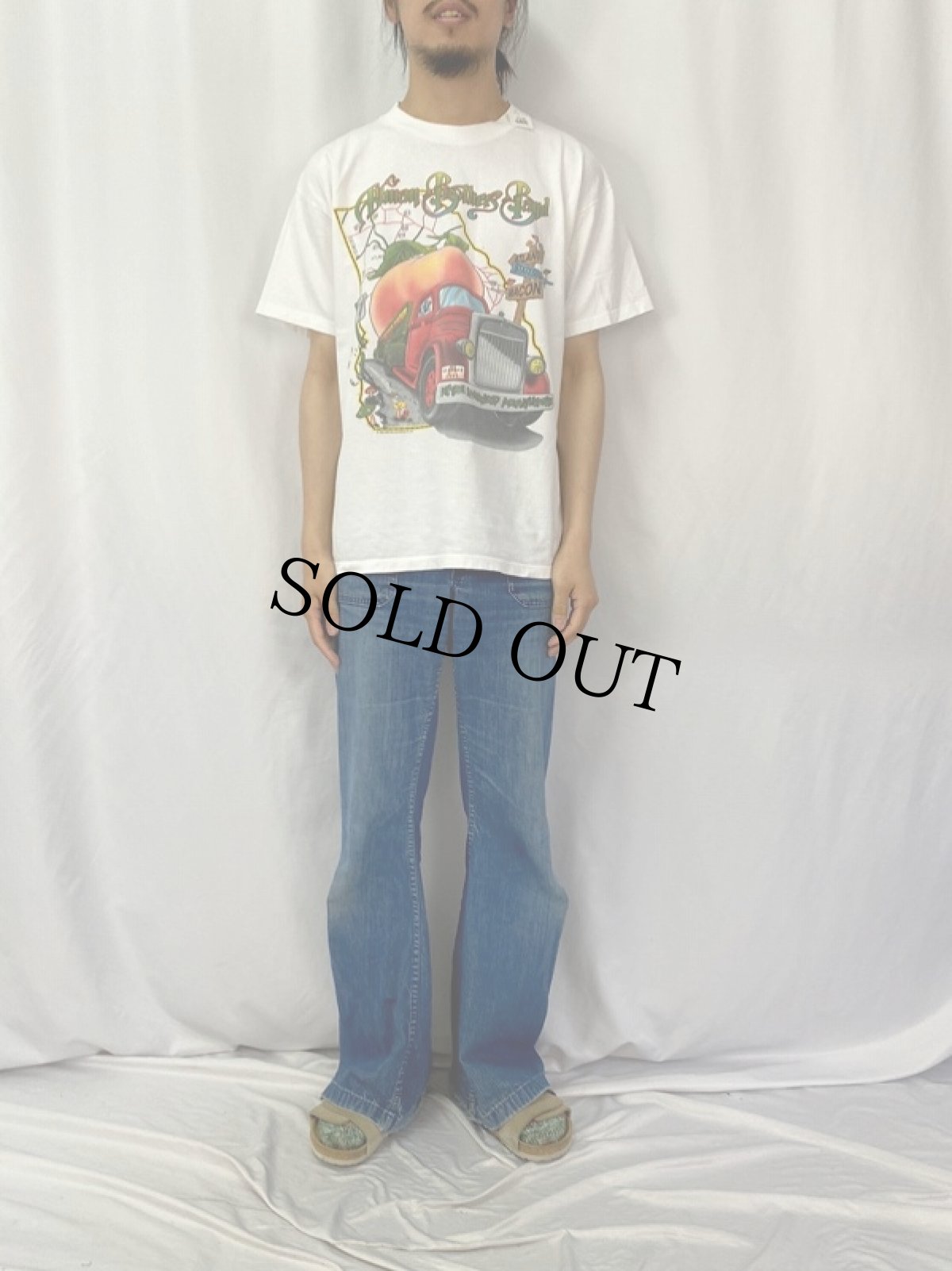 画像2: ALLMAN BROTHERS BAND ブルースロックバンドTシャツ (2)