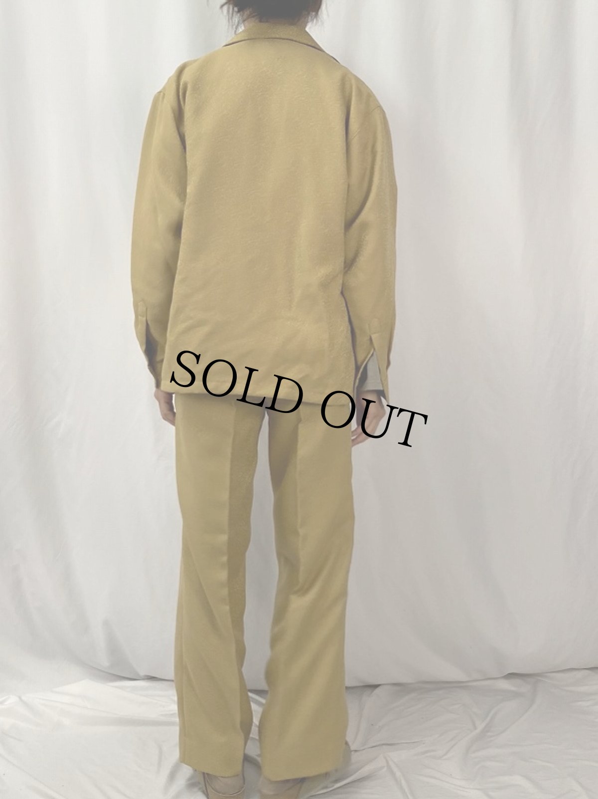 画像4: 柄織り ジップジャケット / ツータックスラックス SETUP (4)