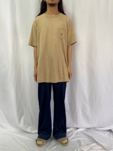 画像2: 80〜90's Ralph Lauren POLO COUNTRY USA製 ロゴ刺繍 ポケットTシャツ XL (2)