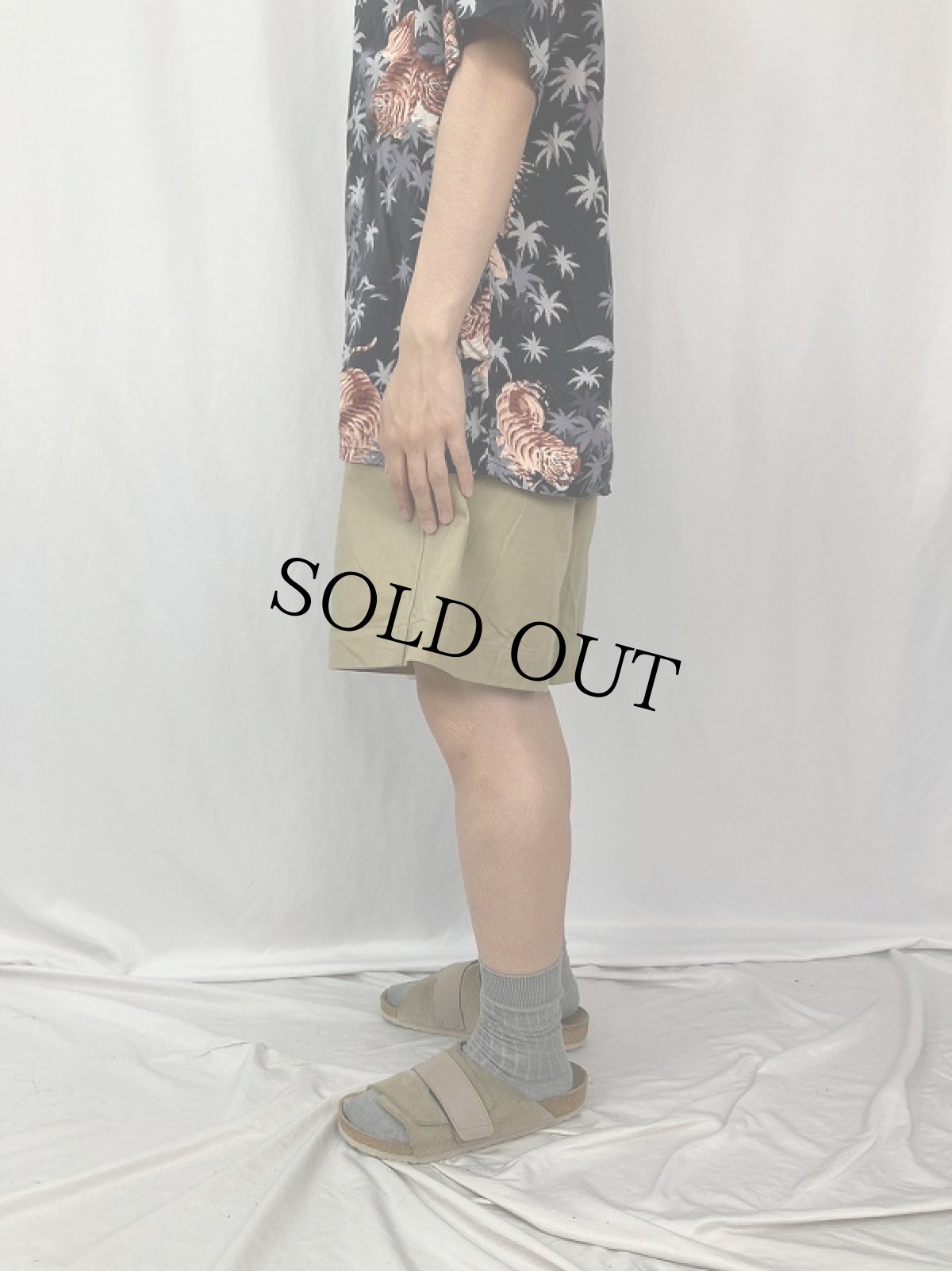 画像3: FRENCH ARMY M-52 ツータック チノショーツ (3)