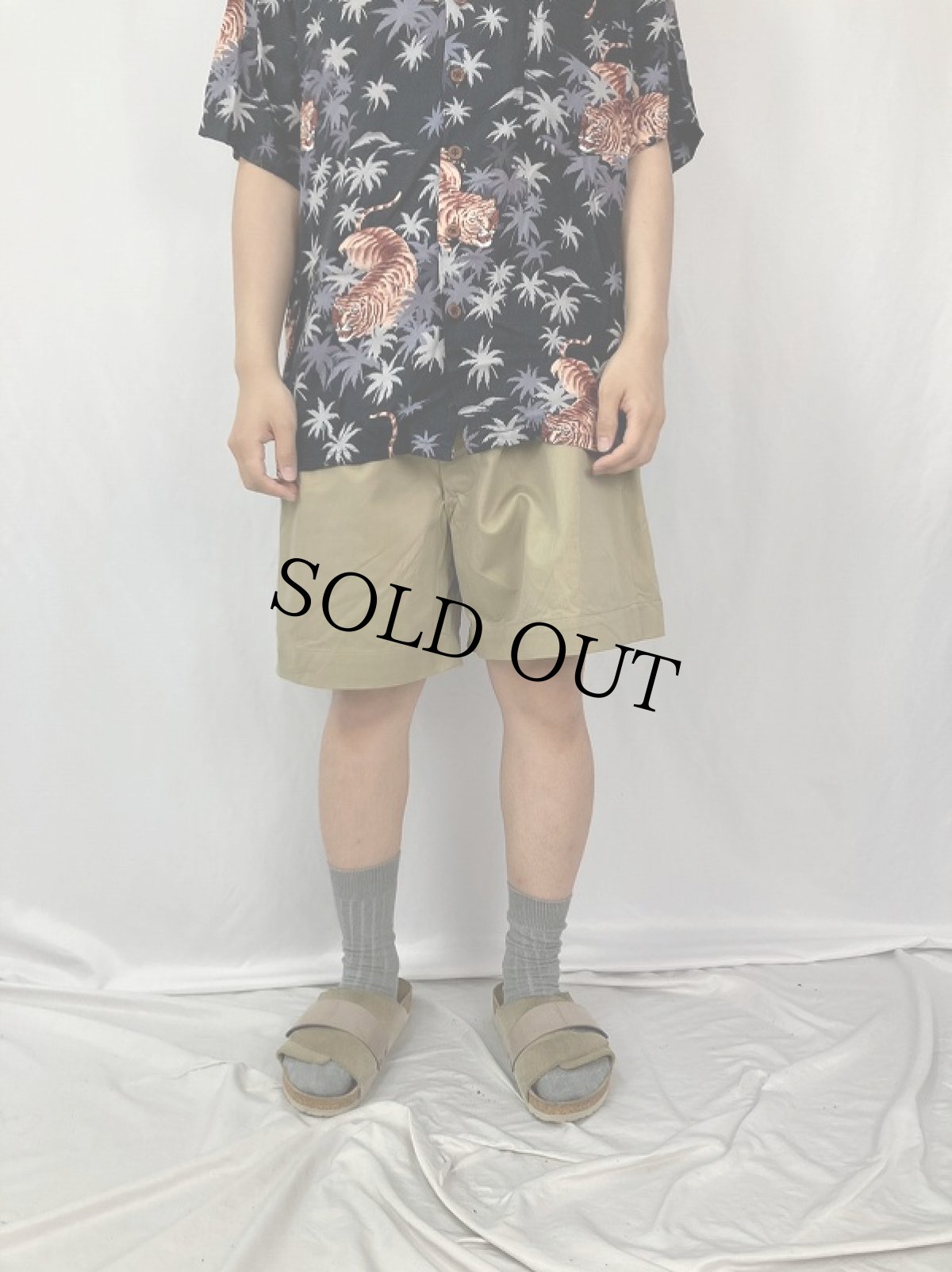 画像2: FRENCH ARMY M-52 ツータック チノショーツ (2)