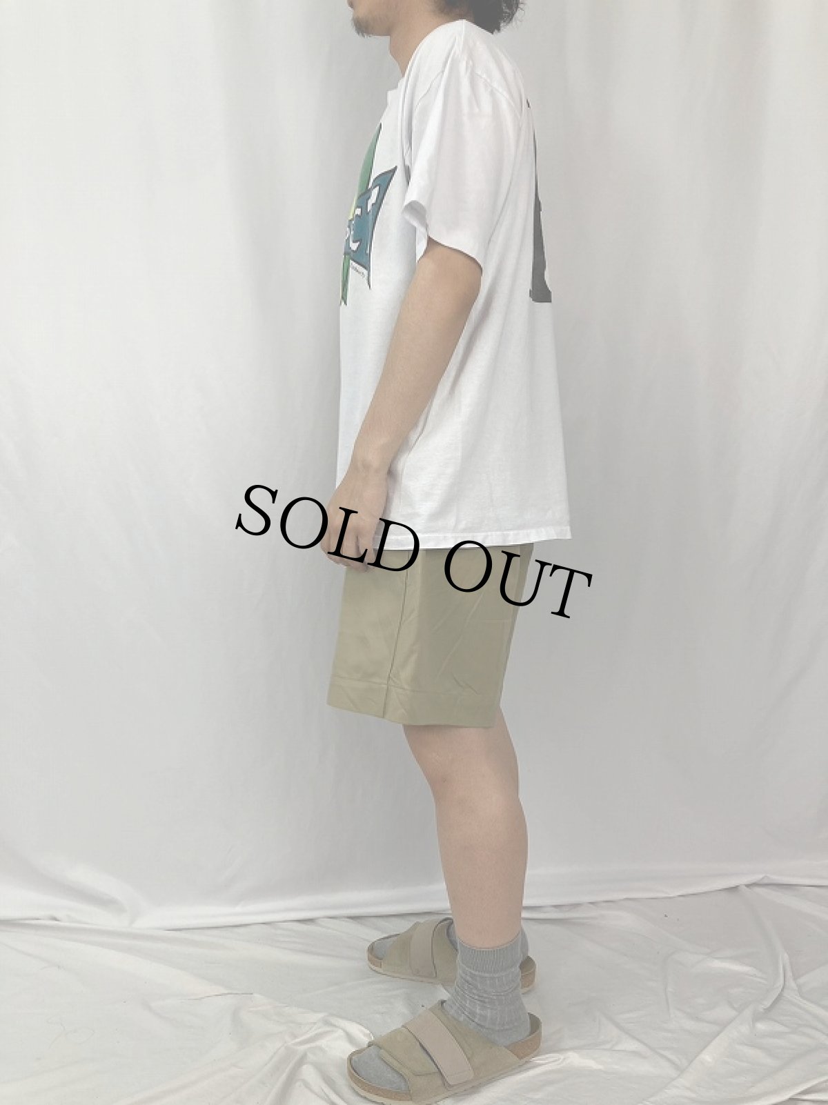 画像3: 90's GRAVITY GRAPHICS USA製 "RESPECT" プリントTシャツ L (3)