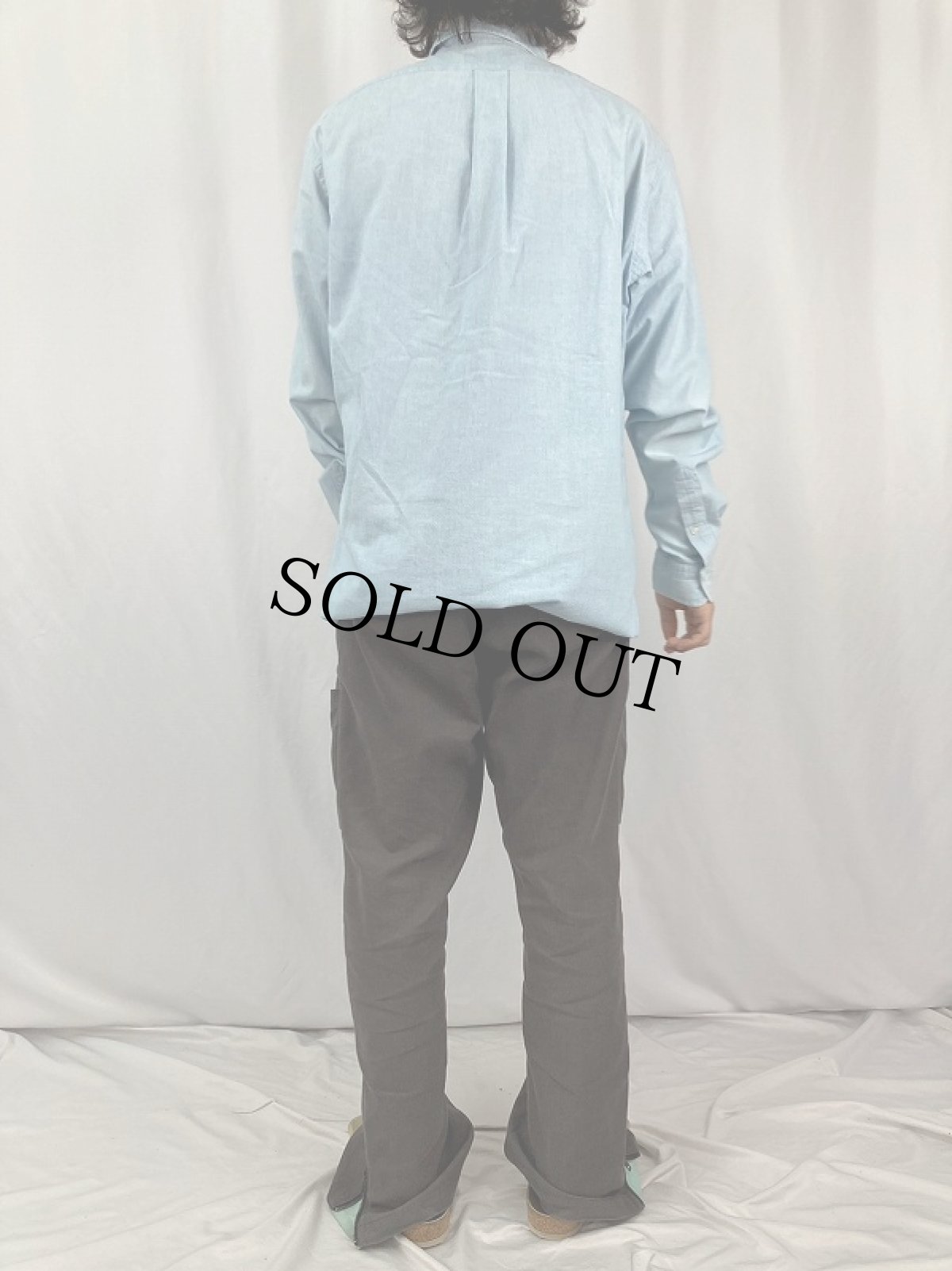 画像4: 80〜90's POLO COUNTRY Ralph Lauren ボタンダウン シャンブレーシャツ M (4)