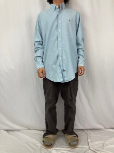 画像2: 80〜90's POLO COUNTRY Ralph Lauren ボタンダウン シャンブレーシャツ M (2)