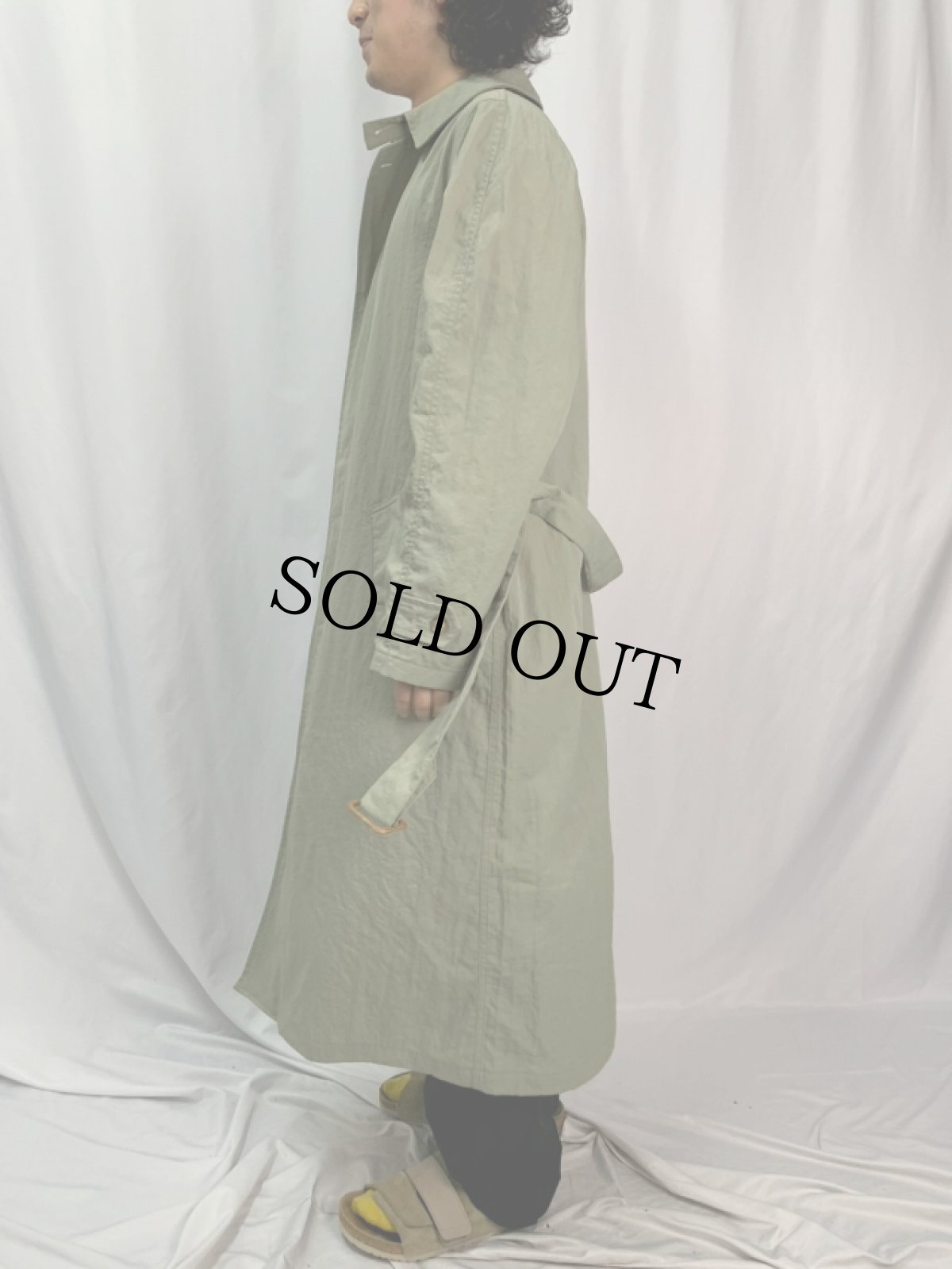 画像3: 80's BANANA REPUBLIC "TRAVEL" ナイロンステンカラーコート XS (3)