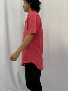 画像3: POLO Ralph Lauren "CLASSIC FIT" ロゴ刺繍 リネンボタンダウンシャツ M (3)