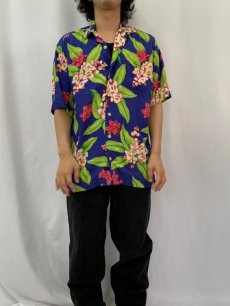 画像2: 【SALE】 POLO Ralph Lauren "CALDWELL" オールオーバーパターン レーヨンアロハシャツ S (2)