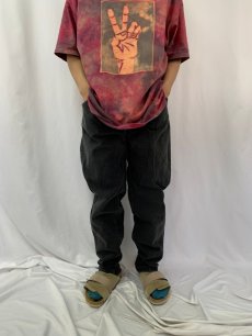 画像2: 90's Levi's 550 USA製 ブラックデニムパンツ W35 (2)