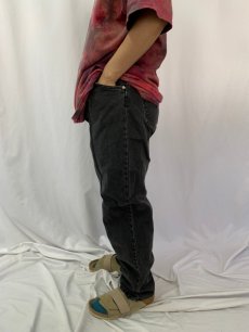 画像3: 90's Levi's 550 USA製 ブラックデニムパンツ W35 (3)