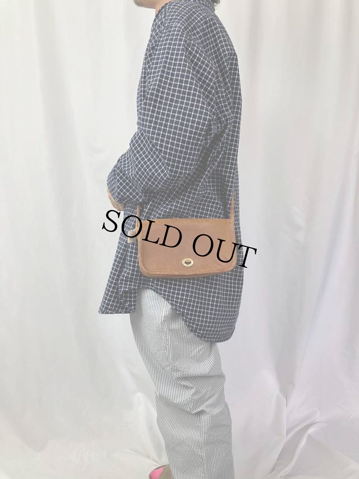 画像2: 80's COACH USA製 レザーショルダーバッグ (2)