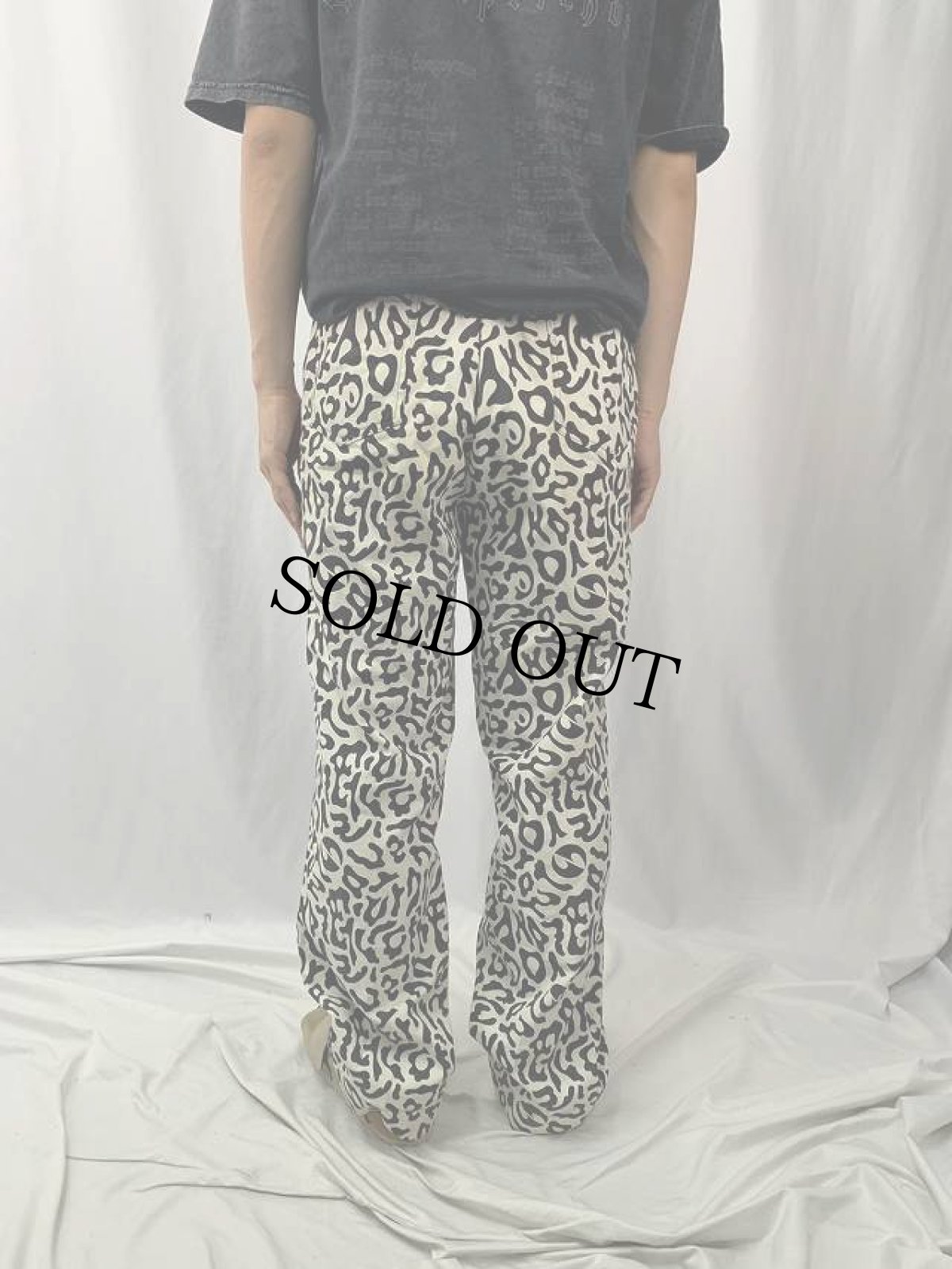 画像4: 70's 韓国 学生軍事訓練用 バクテリア迷彩 HBTパンツ DEADSTOCK W31 (4)