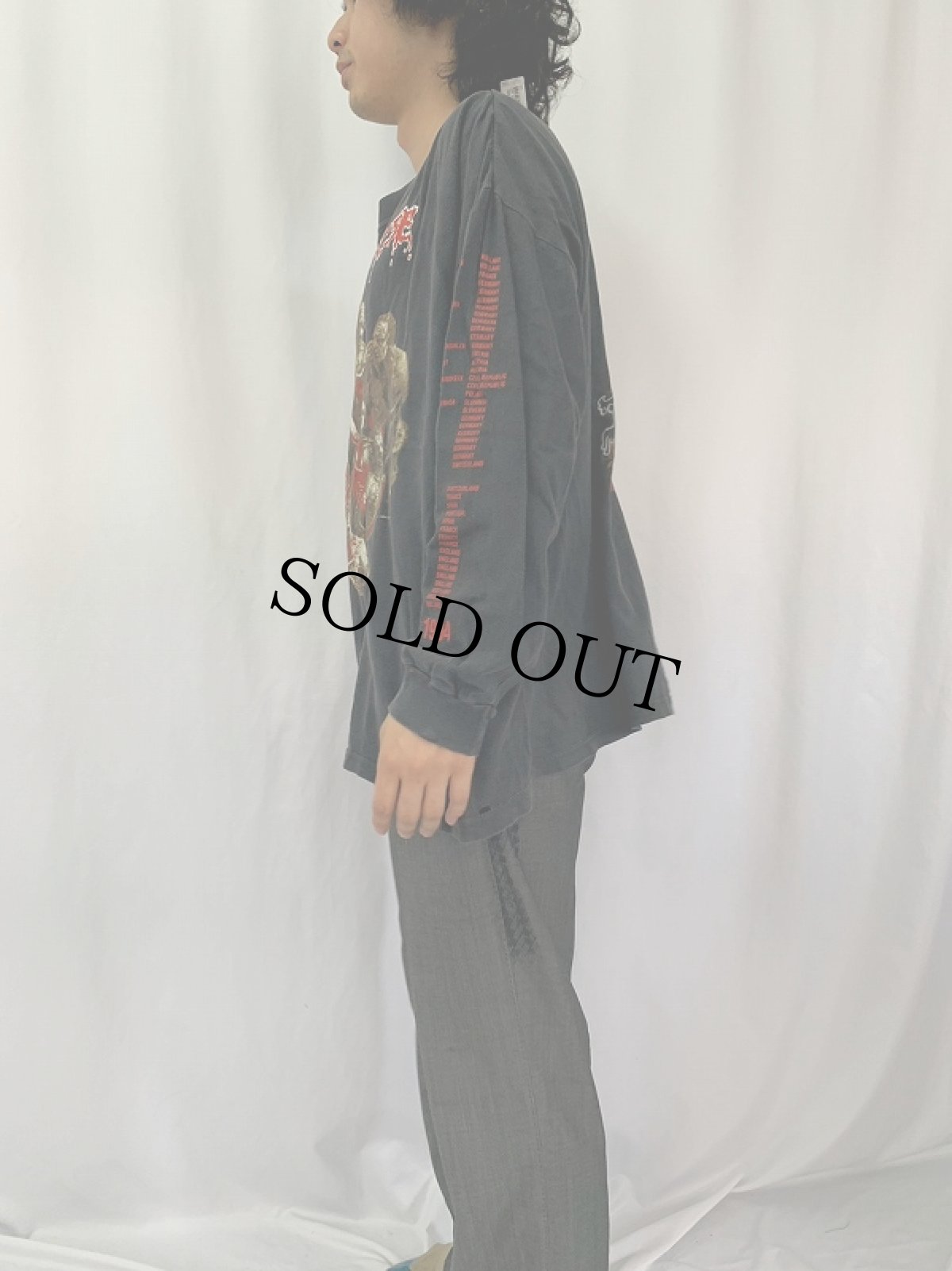 画像3: 1994 Cannibal Corpse"The Bleeding" デスメタルバンド プリントロンT BLACK (3)