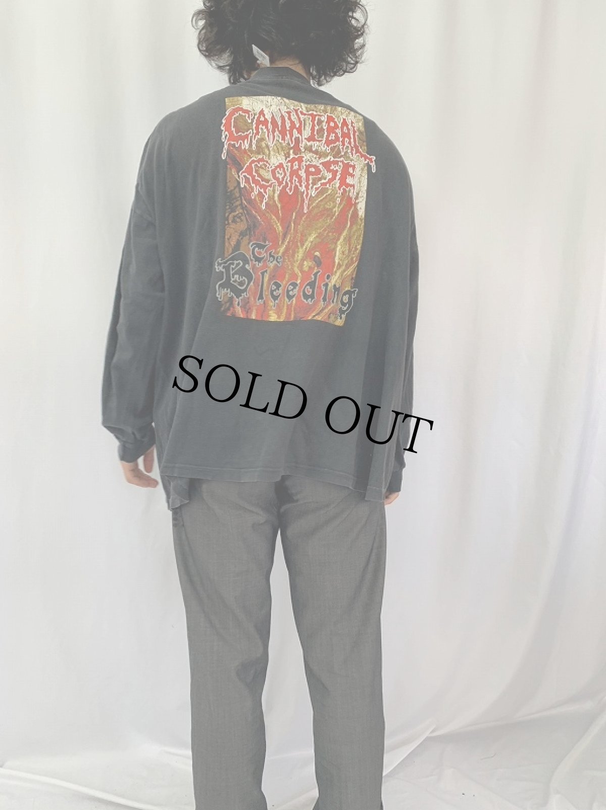 画像4: 1994 Cannibal Corpse"The Bleeding" デスメタルバンド プリントロンT BLACK (4)