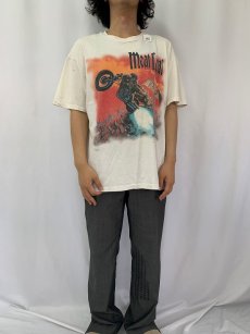 画像2: 90's MEAT LOAF "Bat Out Of Hell" ロックミュージシャン プリントTシャツ XL (2)