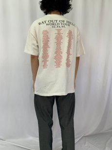 画像4: 90's MEAT LOAF "Bat Out Of Hell" ロックミュージシャン プリントTシャツ XL (4)