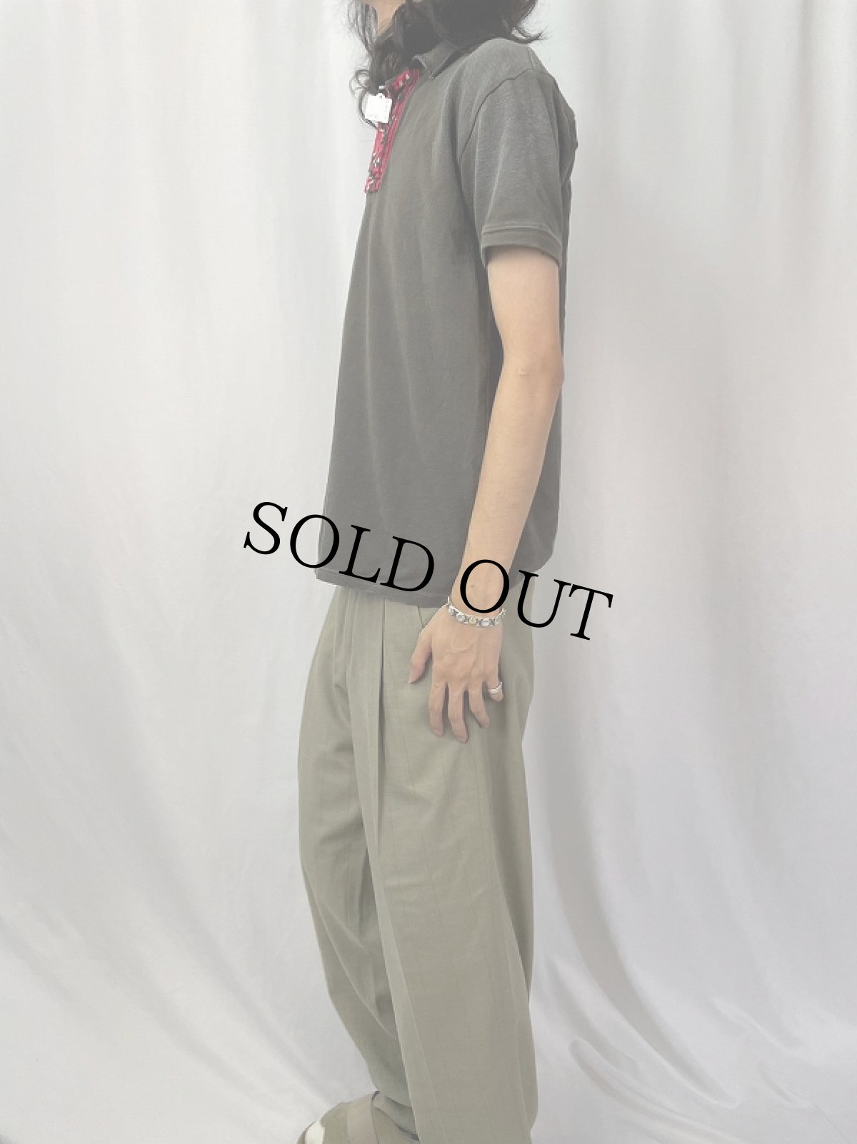 画像3: KAPITAL 鹿の子 刺繍デザインポロシャツ M (3)