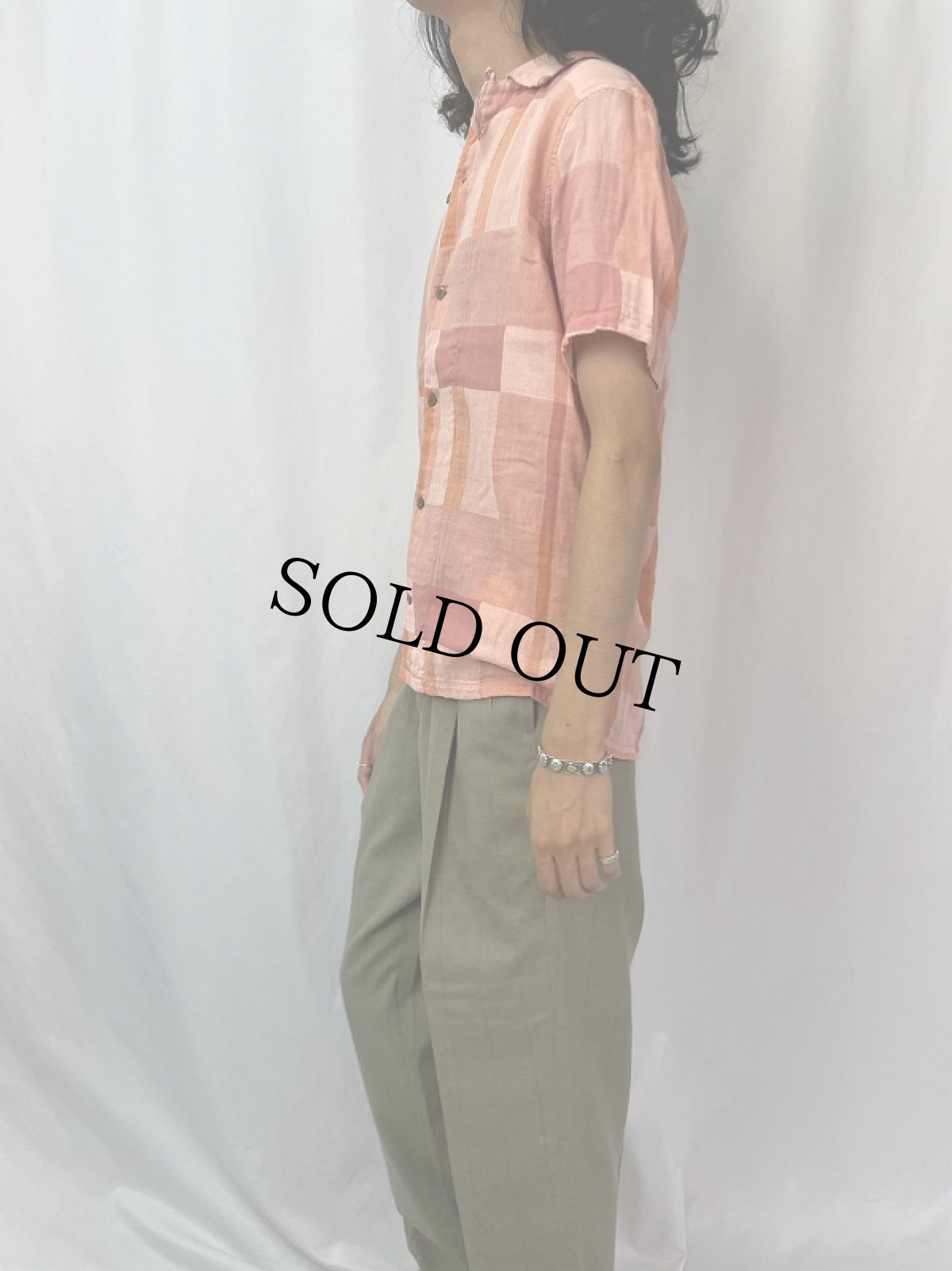 画像4: KAPITAL コットンガーゼ オープンカラーシャツ M (4)