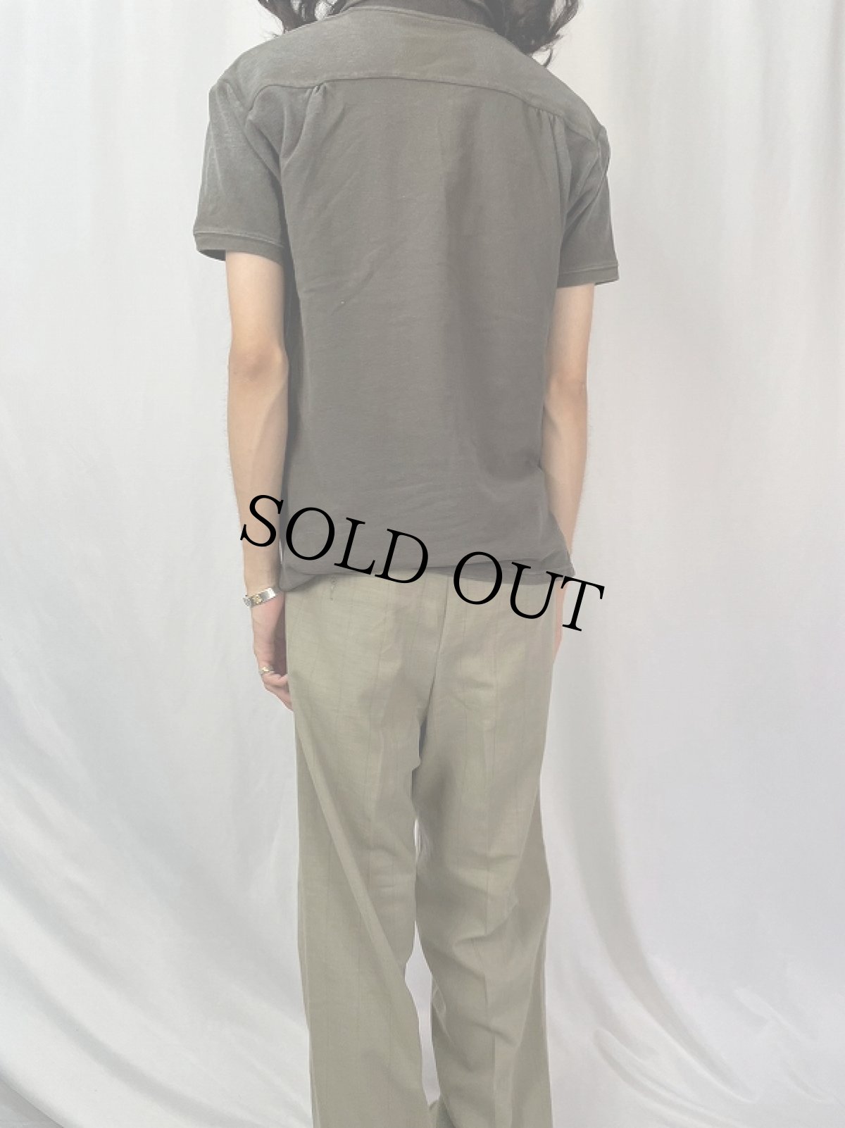 画像4: KAPITAL 鹿の子 刺繍デザインポロシャツ M (4)