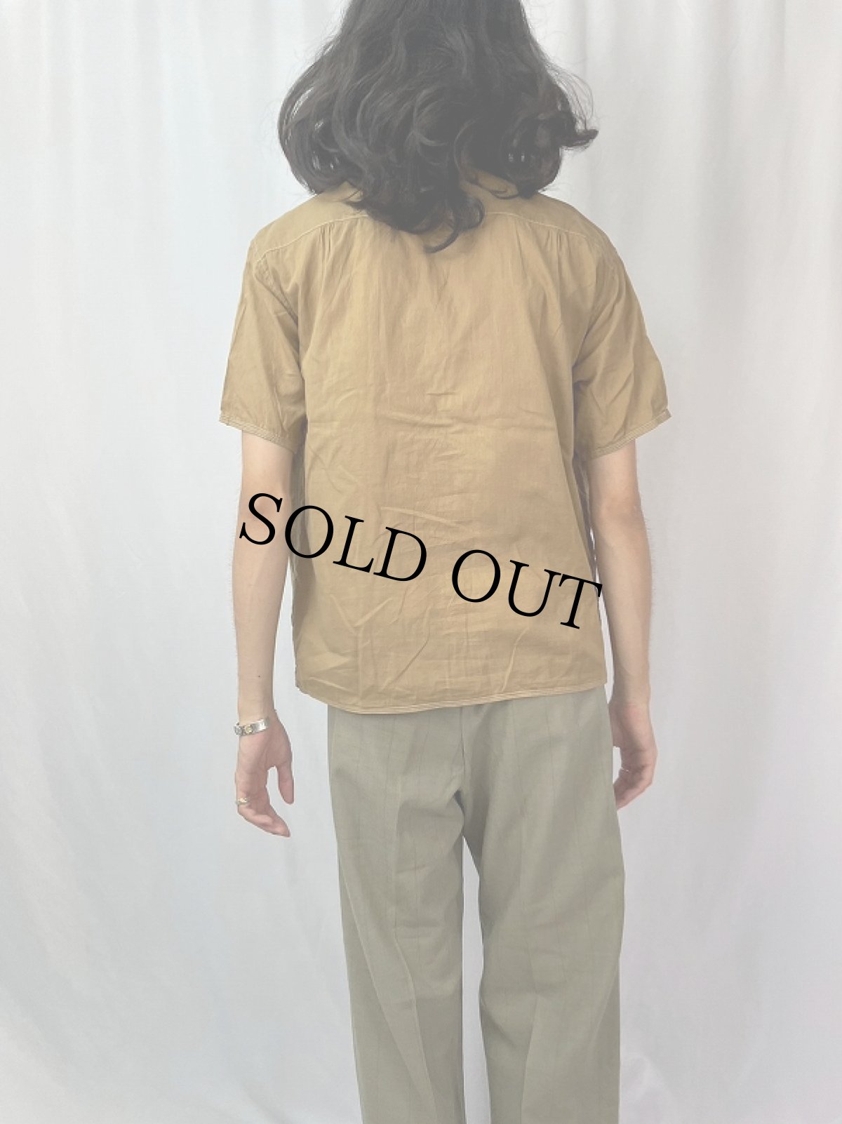 画像4: KAPITAL ハンティングデザイン コットンシャツ L (4)