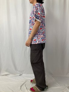 画像3: K.P. KNITWEAR 総柄Tシャツ L (3)