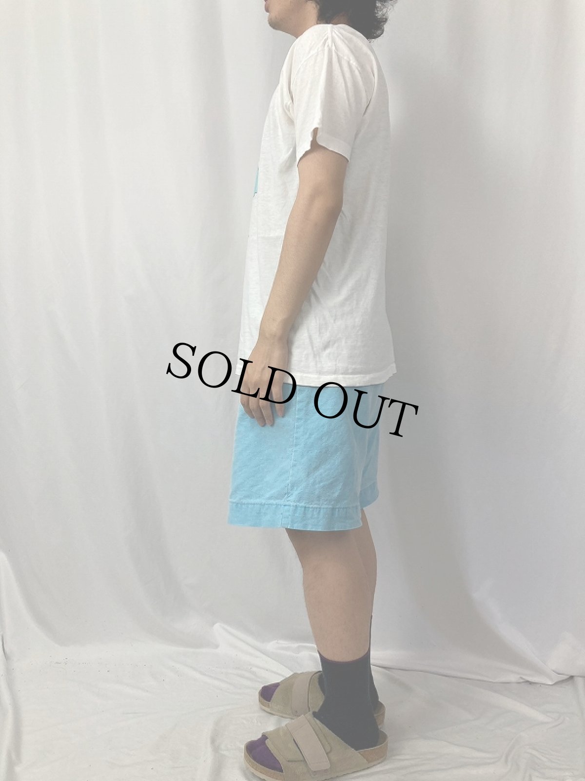 画像3: 80's STANLEY DESANTIS 不思議の国のアリス "Punk Alice" イラストプリントTシャツ XL (3)