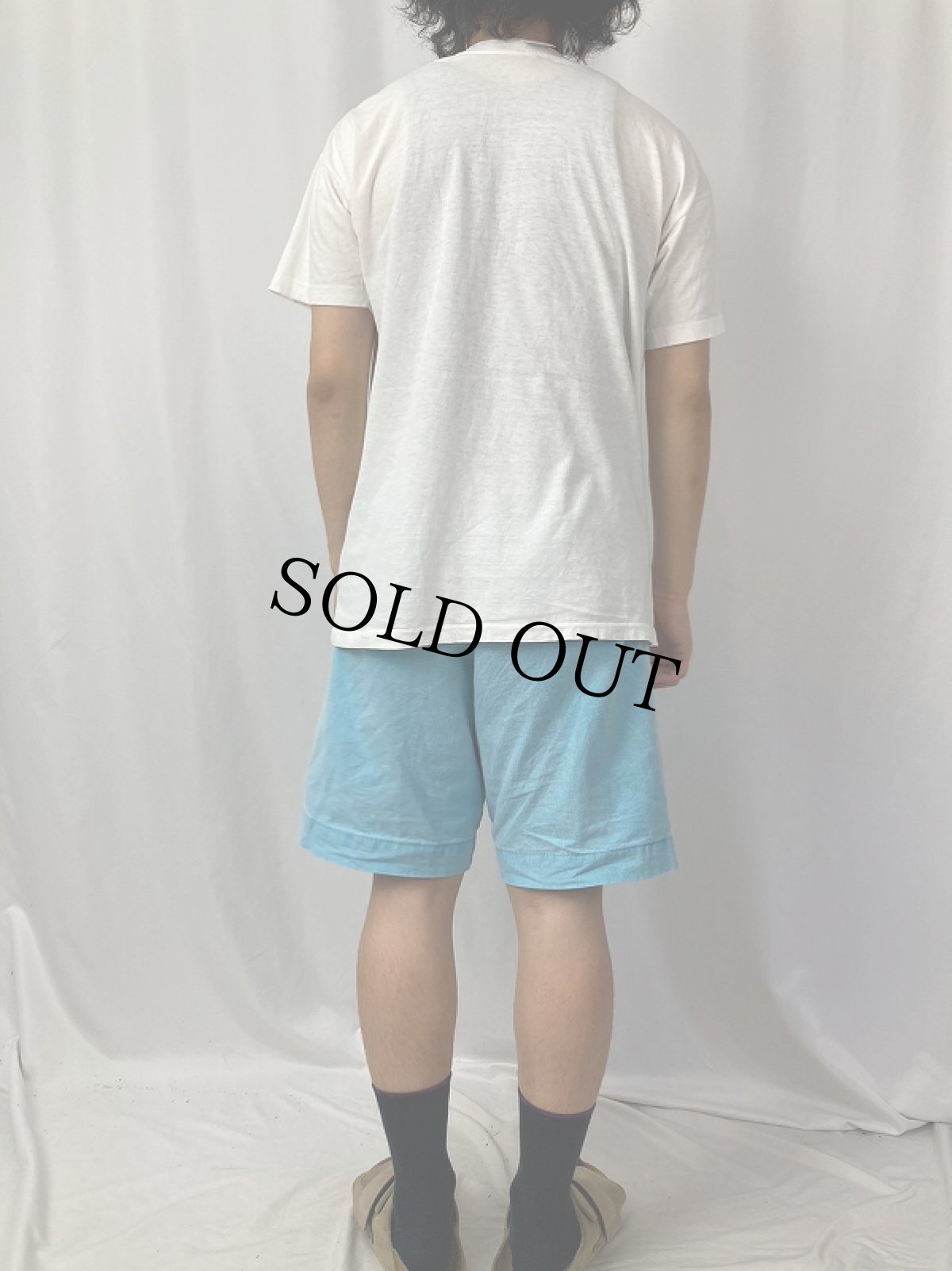 画像4: 80's STANLEY DESANTIS 不思議の国のアリス "Punk Alice" イラストプリントTシャツ XL (4)