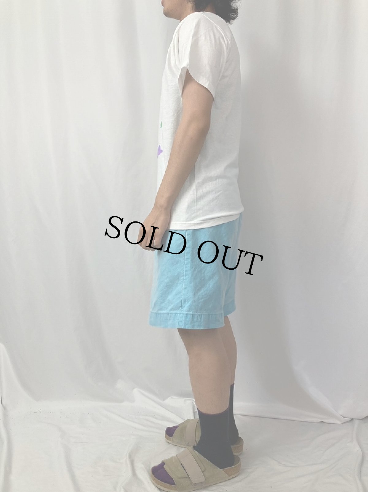 画像3: 星の王子様 ぬり絵イラストTシャツ M (3)