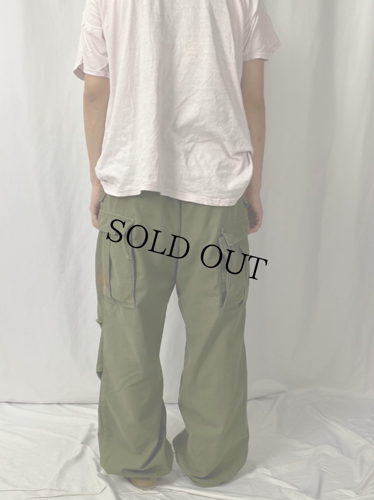 画像4: 70's U.S.ARMY M-65 ペンキペイント フィールドパンツ (4)