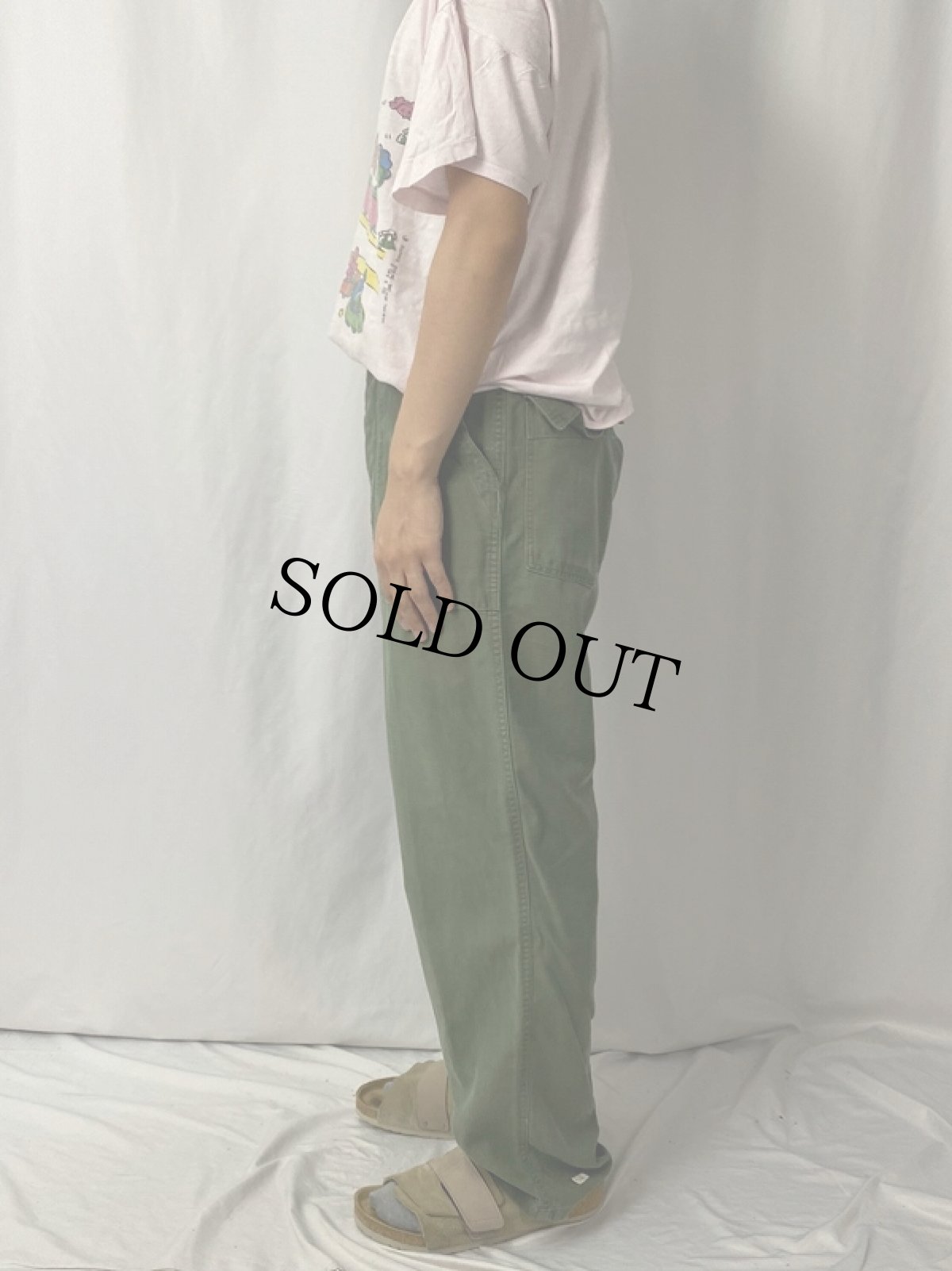 画像3: 50's U.S.ARMY "サイドアジャスタ付き" ベイカーパンツ (3)