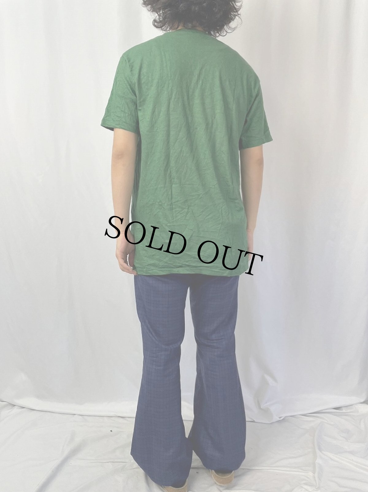 画像4: 70's Hanes USA製 無地ポケットTシャツ L (4)