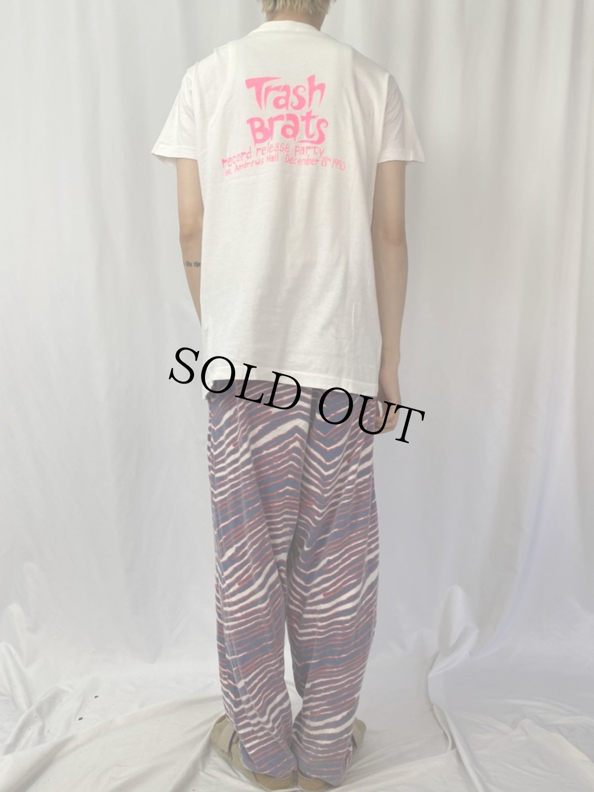 画像4: 80's Trash Brats ポップパンクバンドTシャツ XL (4)