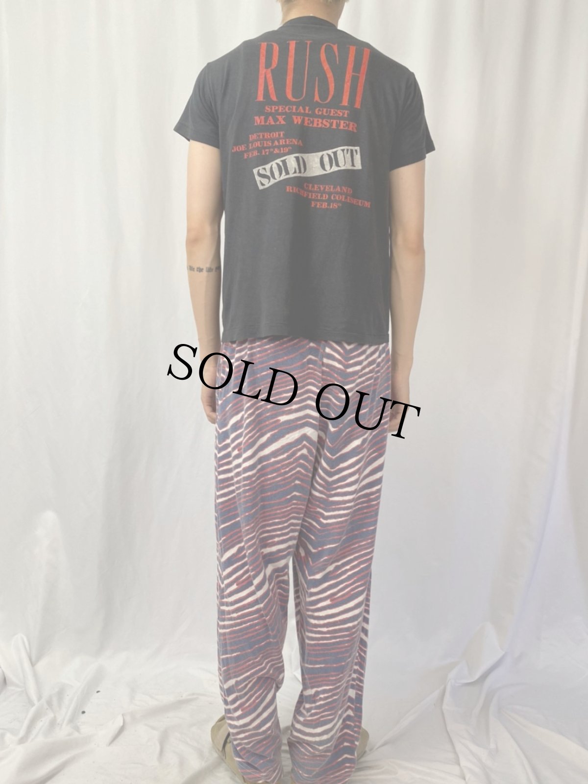 画像4: RUSH ロックバンドTシャツ L (4)