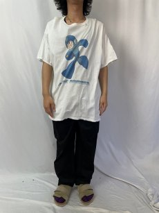 画像2: Rockman "BLUE BOMBER" ゲームキャラクタープリントTシャツ (2)
