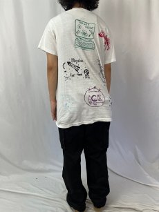 画像4: 90's "Physics foe Fun" マルチプリントTシャツ (4)