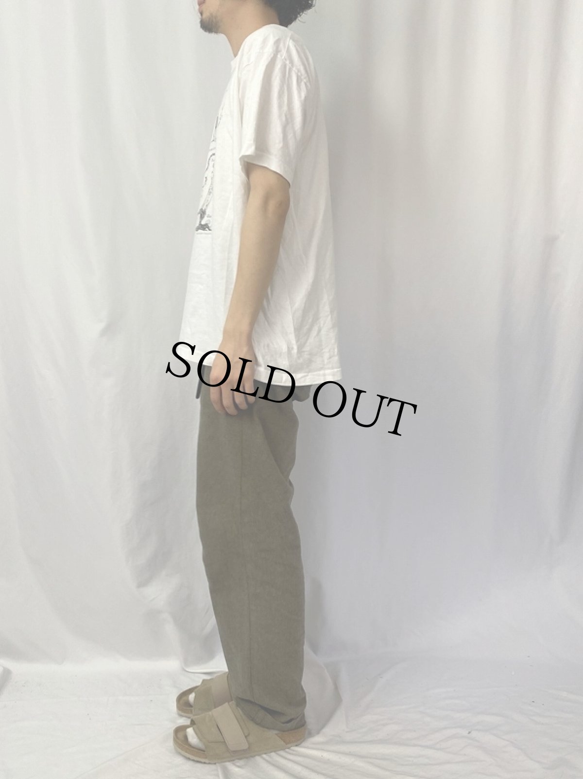 画像3: 90's Edward Gorey USA製 "MYSTERY!" イラストプリントTシャツ XL (3)