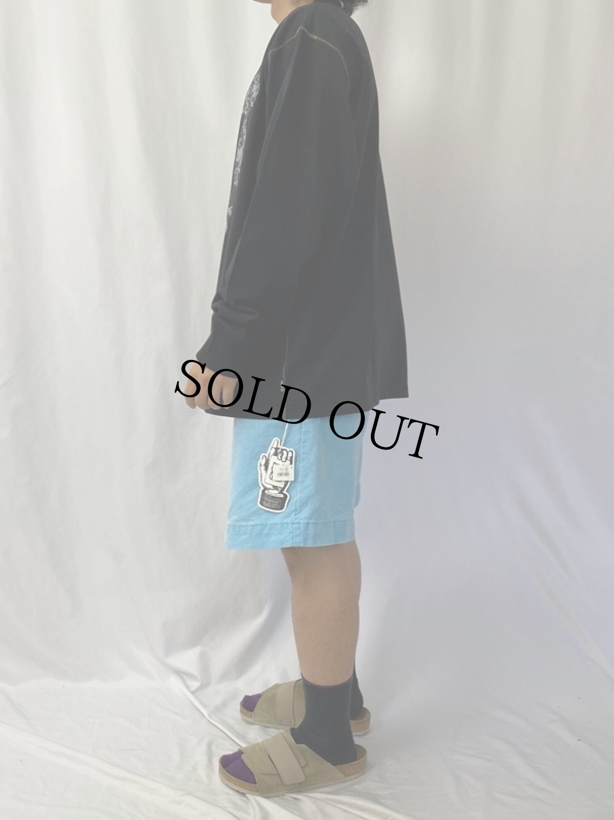 画像3: CULTURES "CULT LOGO T L/S" BLACK 【XL】 (3)