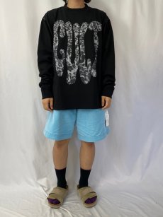 画像2: CULTURES "CULT LOGO T L/S" BLACK 【XL】 (2)