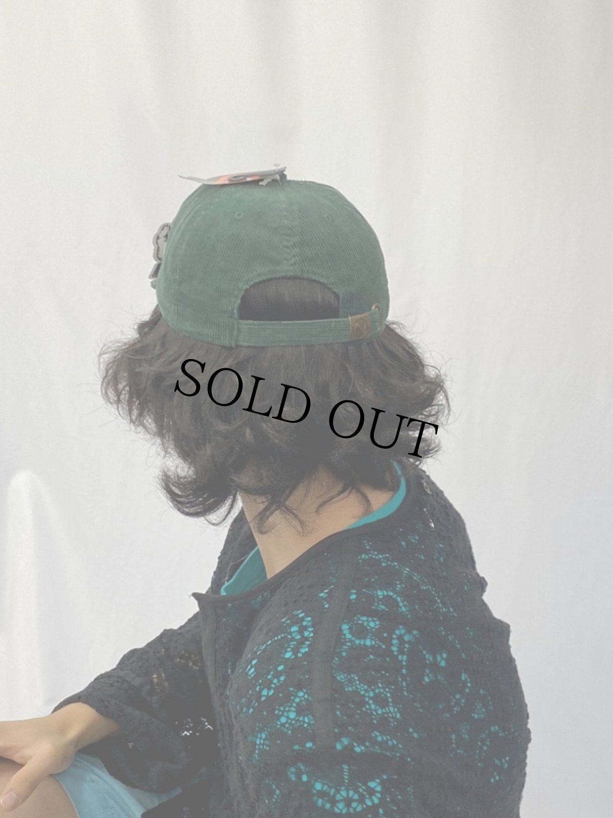 画像4: CULTURES "EMBROIDERY CAP" GREEN【FREE】 (4)