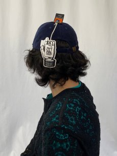 画像4: CULTURES "EMBROIDERY CAP" NAVY【FREE】 (4)