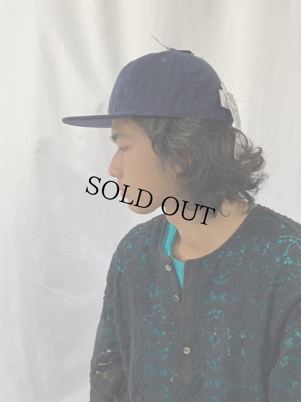 画像3: CULTURES "EMBROIDERY CAP" NAVY【FREE】 (3)