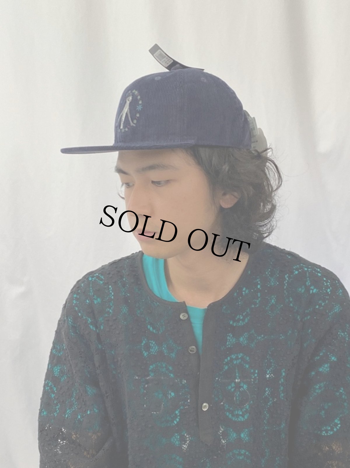 画像2: CULTURES "EMBROIDERY CAP" NAVY【FREE】 (2)