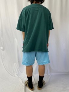 画像4: ORVIS 切り替えデザイン 無地Tシャツ GREEN XL (4)